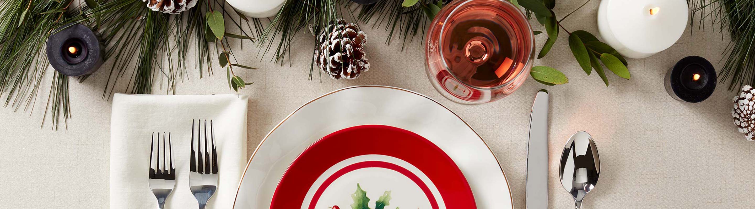 Lenox Blue Bay white dinnerware mixed with Holiday Dinnerware