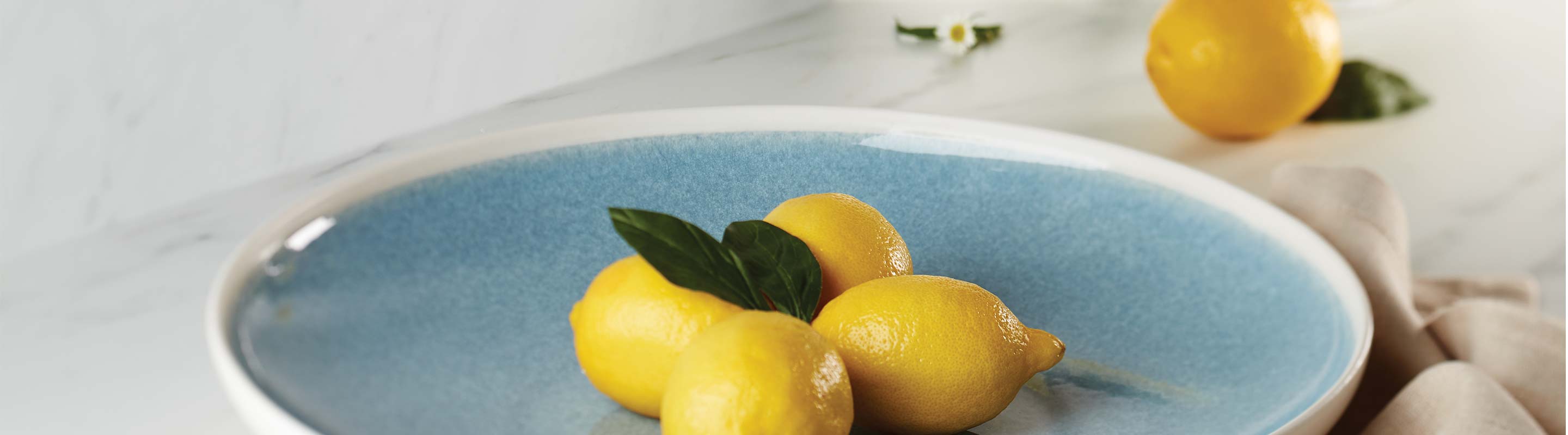 Lenox Naomi Bay Severware with Lemons