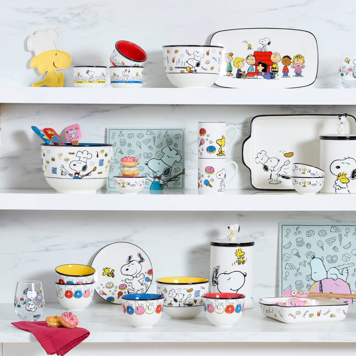 SNOOPY 16ピース　ホームセット 1-897682-897689-897685-897580-