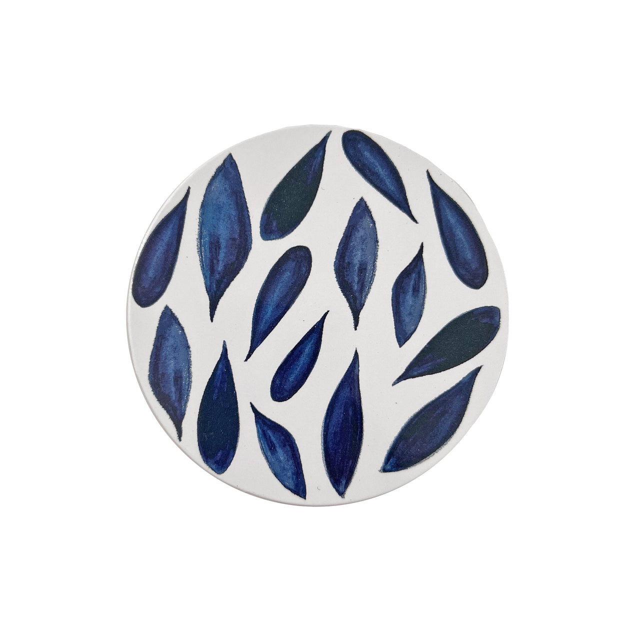 Blue Bay Round Corkback Coasters, Set of 4