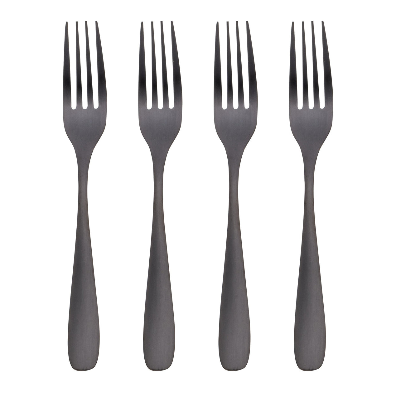 Eliana Black Dinner Forks, Set of 4