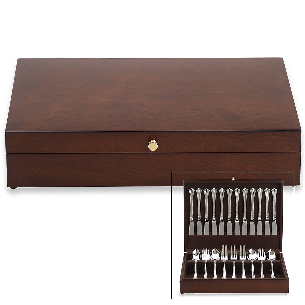 Eureka™ Mahogany Flatware Chest Lenox Corporation
