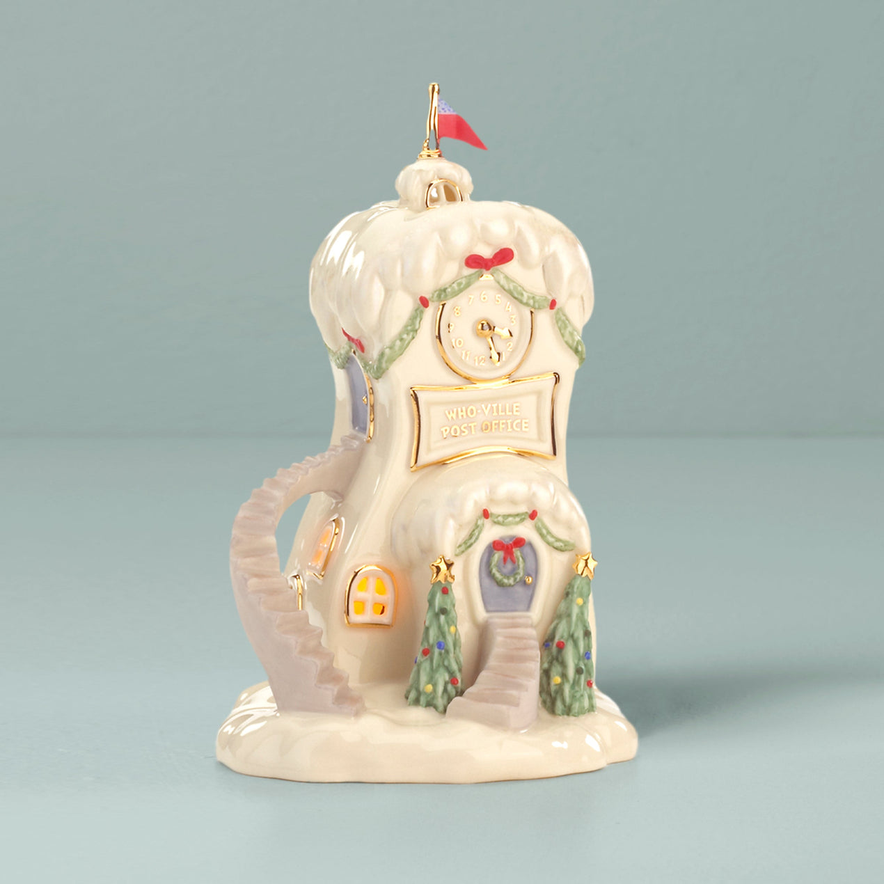 Who-ville Post Office Lit Figurine