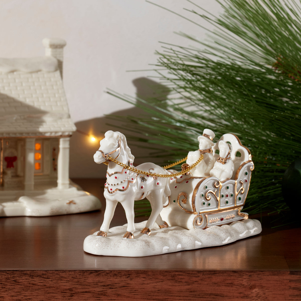 Mistletoe Park Horse & Sleigh Figurines – Lenox Corporation