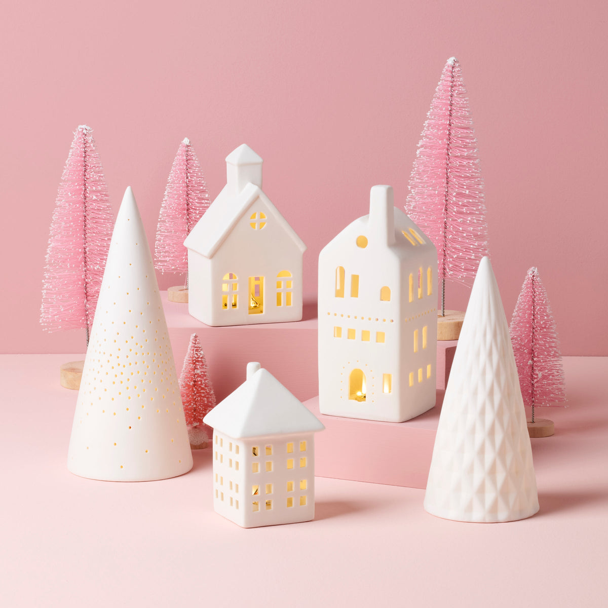 Illuminated Modern Village 5-Piece Set – Lenox Corporation