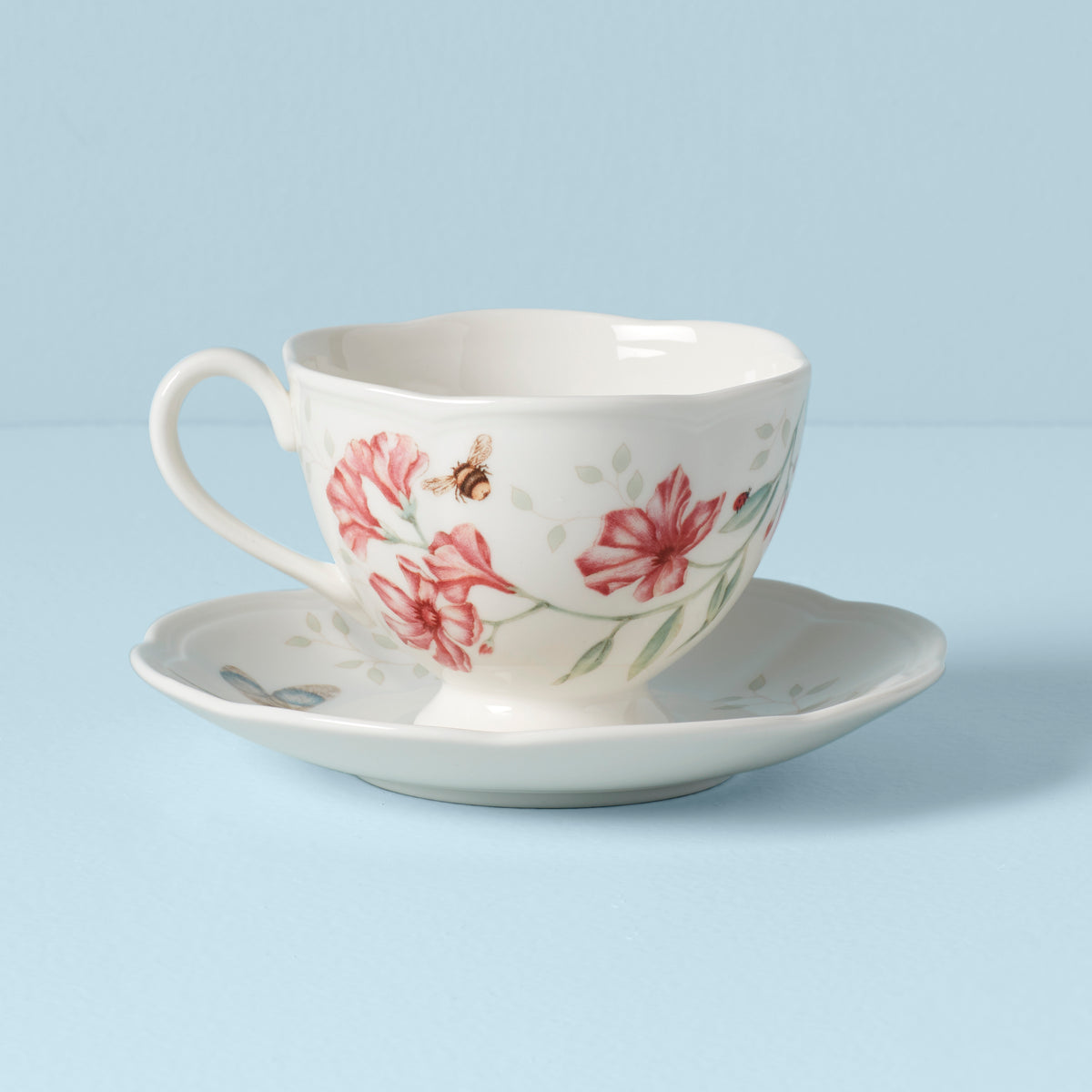 Butterfly Meadow Dragonfly Cup & Saucer – Lenox Corporation