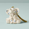 Personalized Baby's 1st Christmas Blue Elephant Ornament