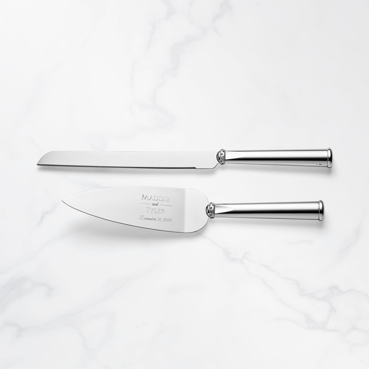 Personalized Devotion 2-Piece Cake Knife & Server Set – Lenox