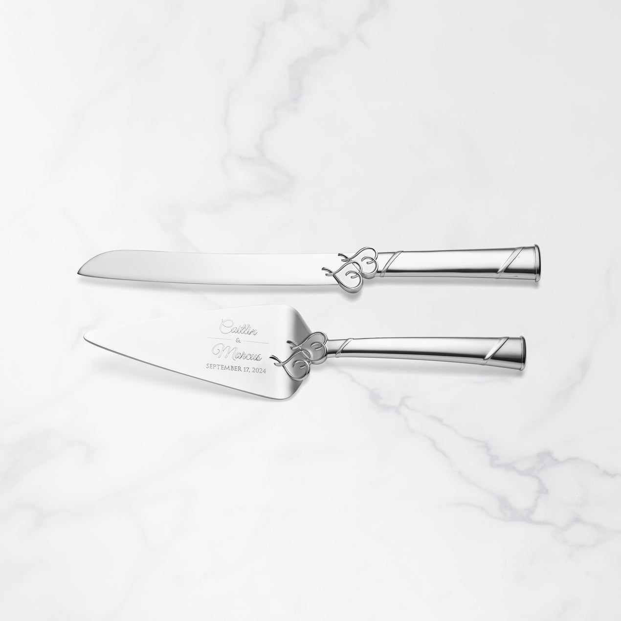 Personalized True Love Cake Knife & Server