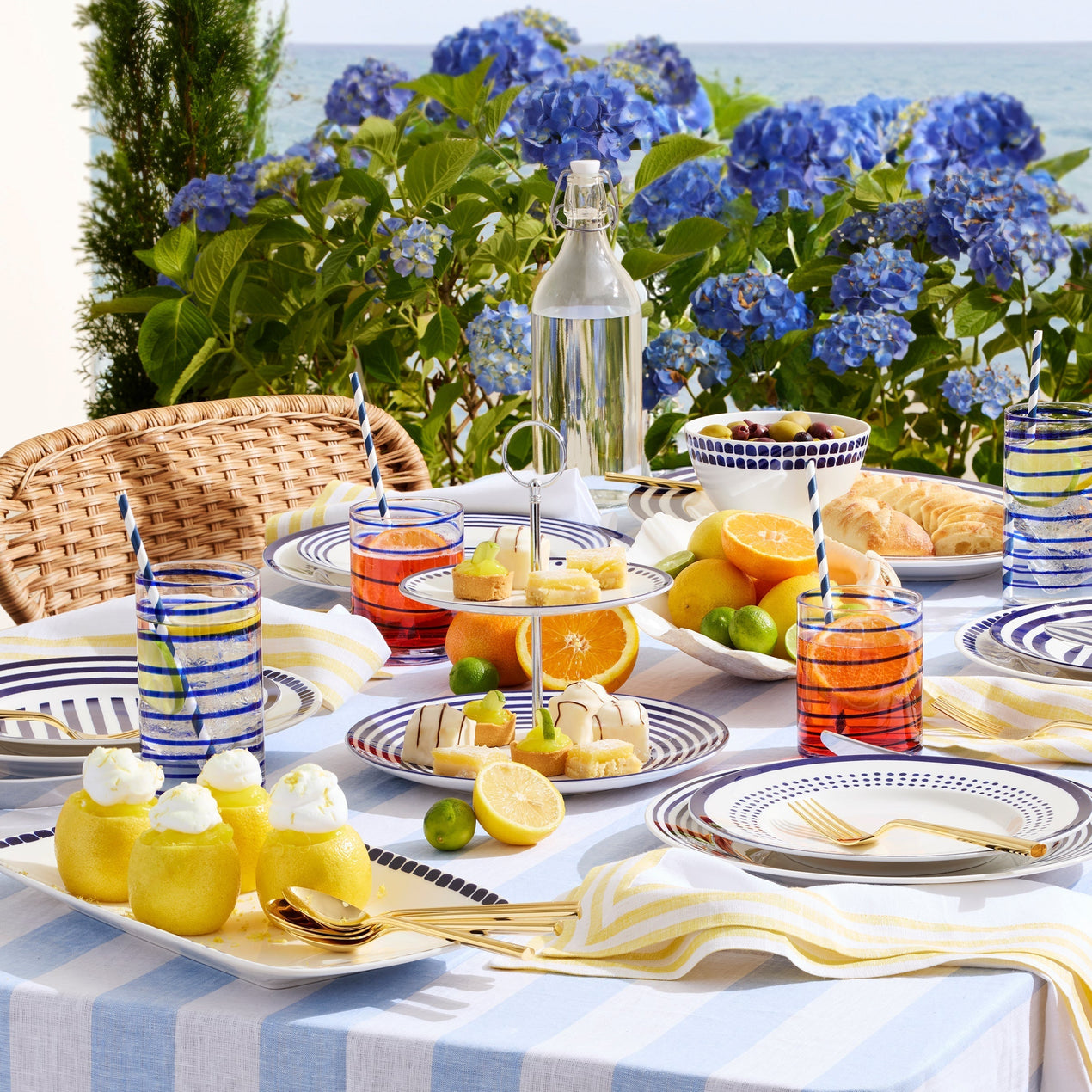 Charlotte Street Summer table