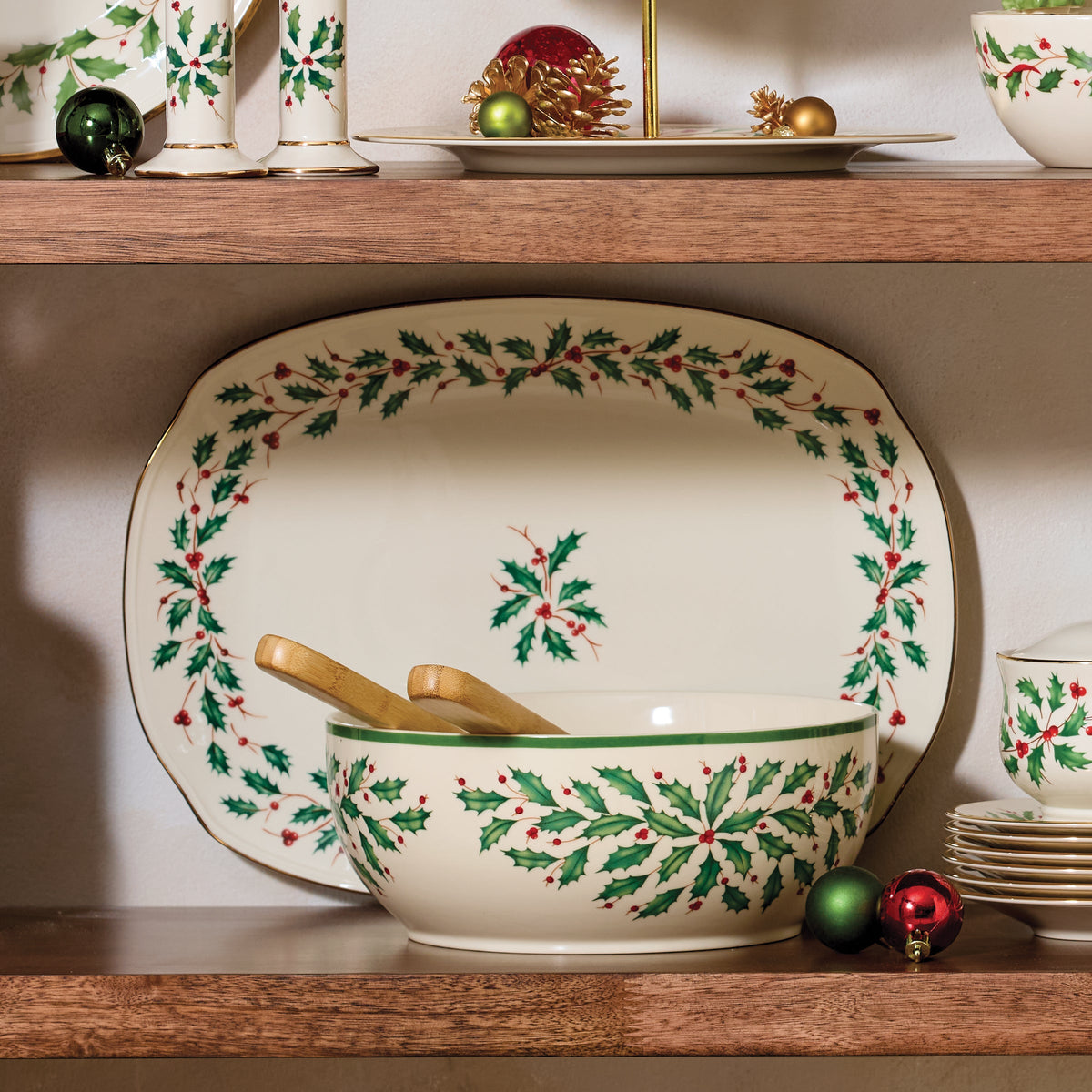 Holiday Salad Bowl & Servers – Lenox Corporation