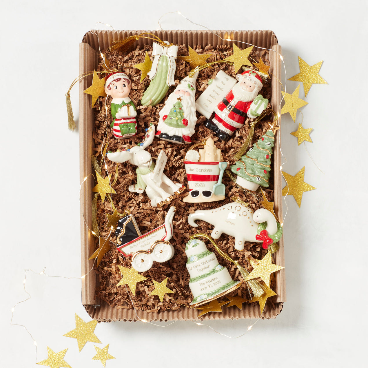 Personalized Naughty & Nice Ornament