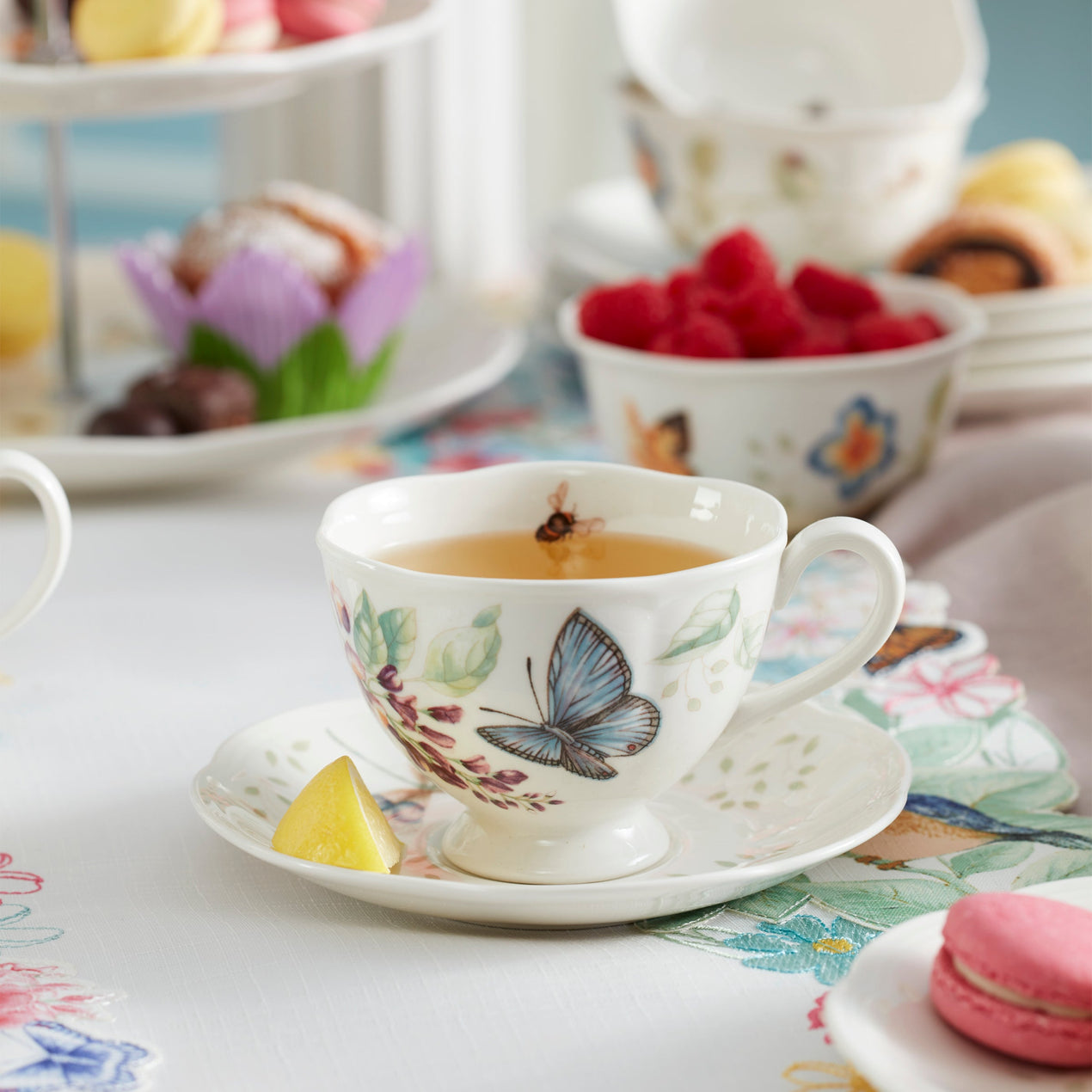 Butterfly Meadow 7-Piece Tea Set