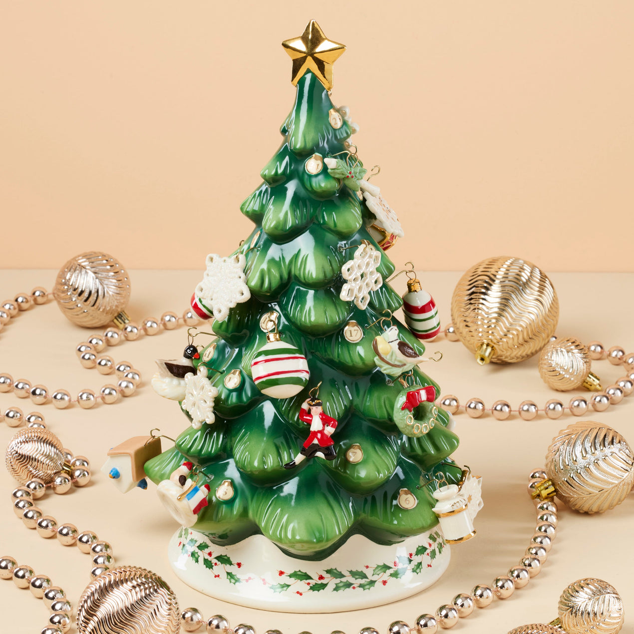 Treasured Traditions Advent Calendar Tree & Ornaments 25-Piece Set