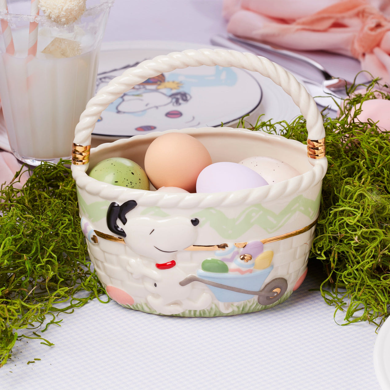 Peanuts Easter Snoopy & Woodstock Basket