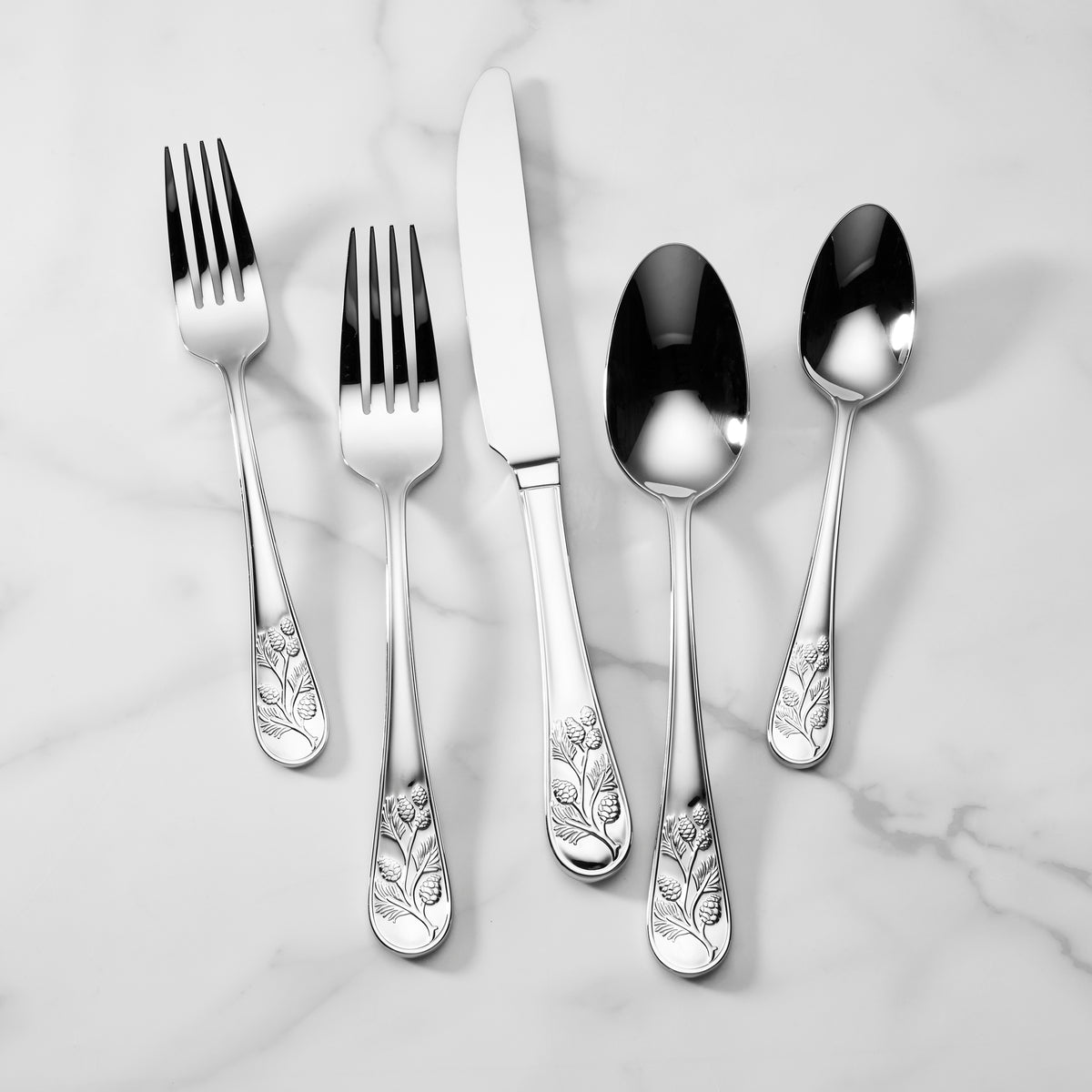 LENOX ナイフフォーク　5セット Lenox Onyx 5-Piece Place Setting 1.00 LB | Color Black