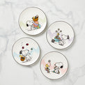 Peanuts Snoopy 4-Piece Easter Accent Plates Set