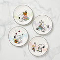 Peanuts Easter Snoopy 4-Piece Accent Plates Set