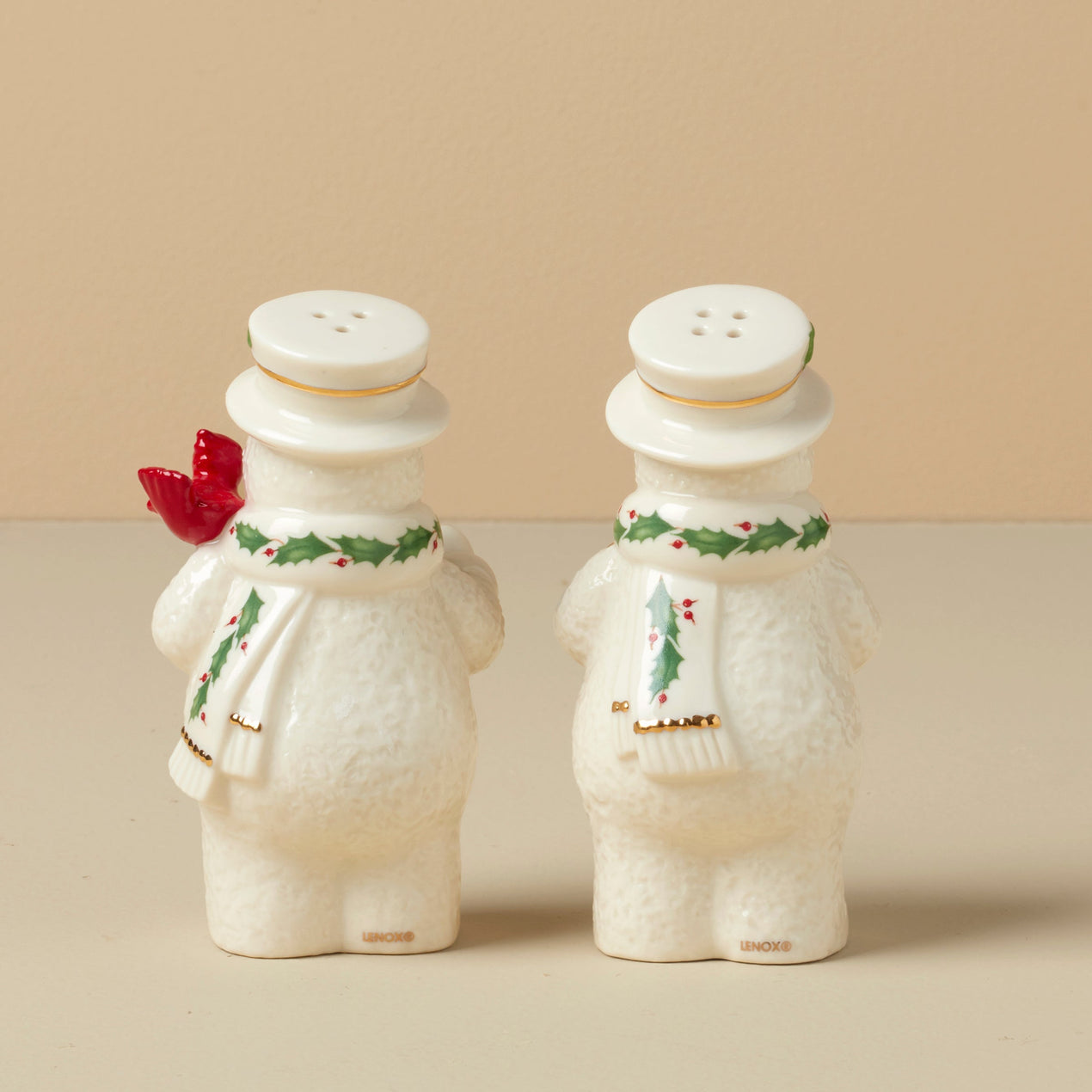 Happy Holly Days Snowmen Salt & Pepper Set