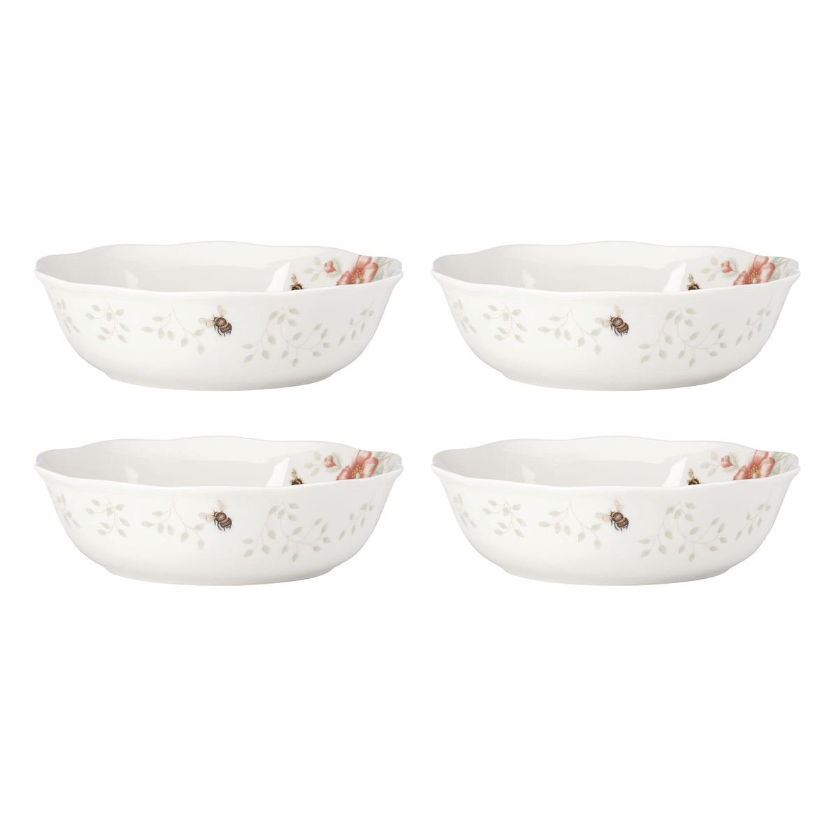 Butterfly Meadow Soup Bowls, Set Of 4 Lenox Corporation