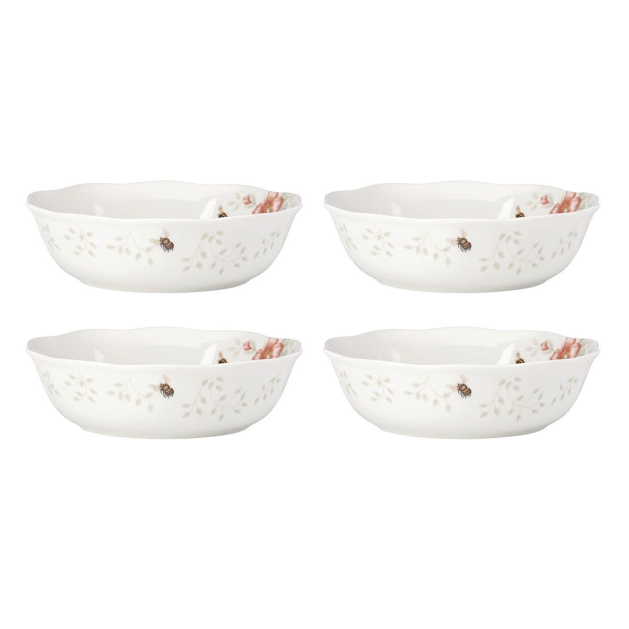 Butterfly Meadow Soup Bowls, Set Of 4