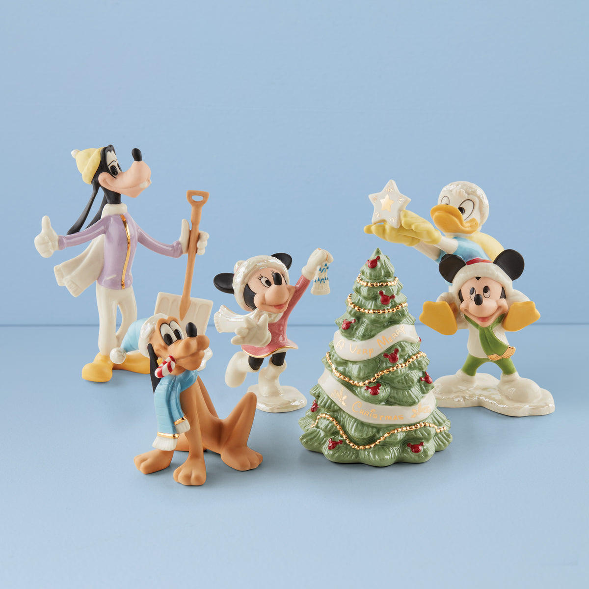 Disney Winter Fun 5-Piece Figurine Set – Lenox Corporation