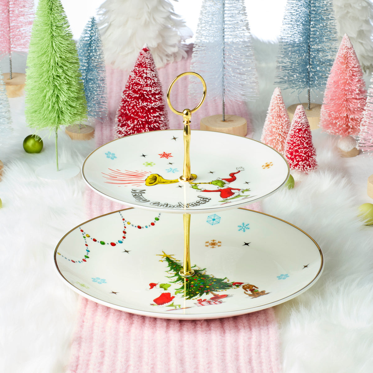 Merry Grinchmas 2-Tiered Server – Lenox Corporation