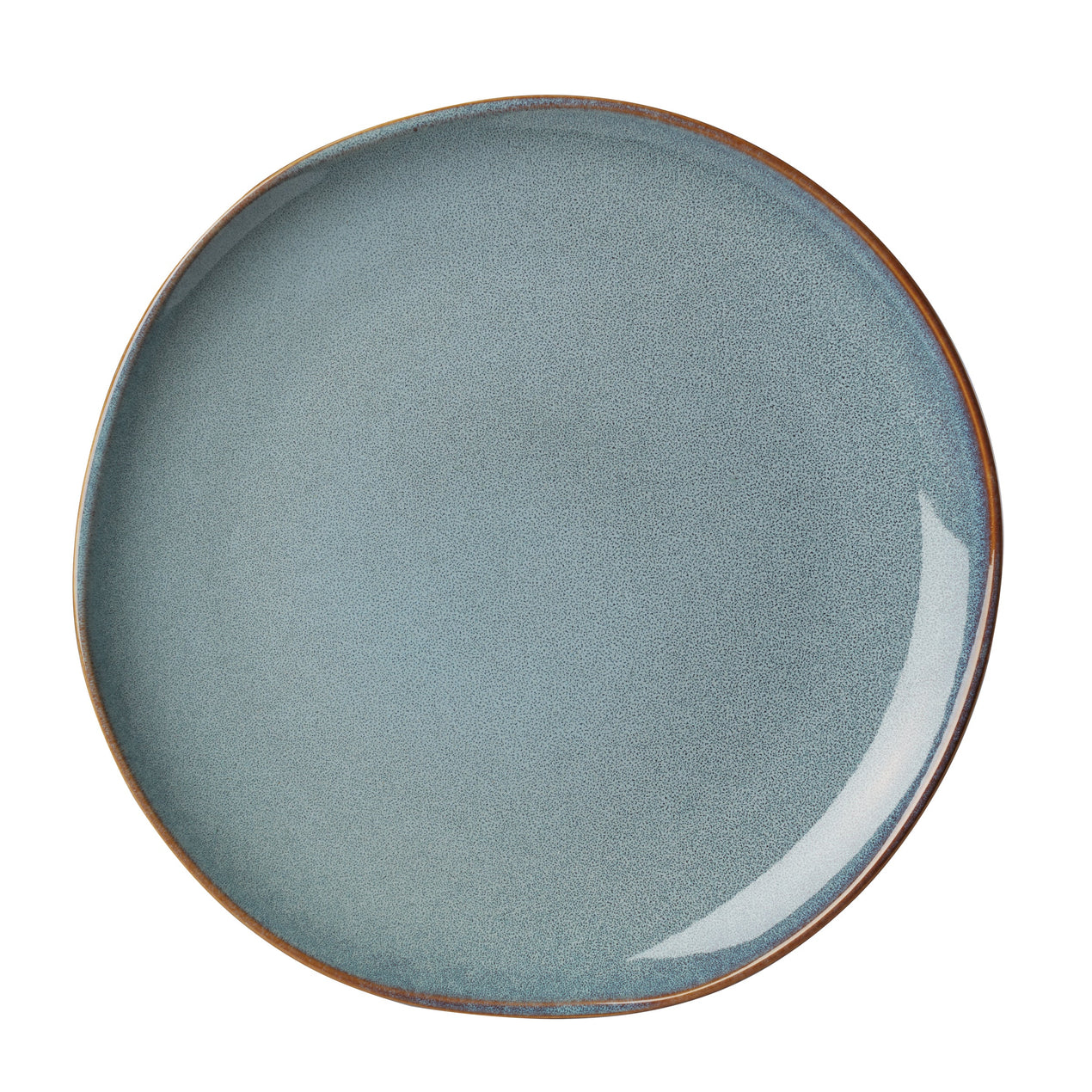 Organic Shades 12-Piece Dinnerware Set, Slate Blue