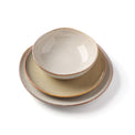 Organic Shades 12-Piece Dinnerware Set, Oatmeal