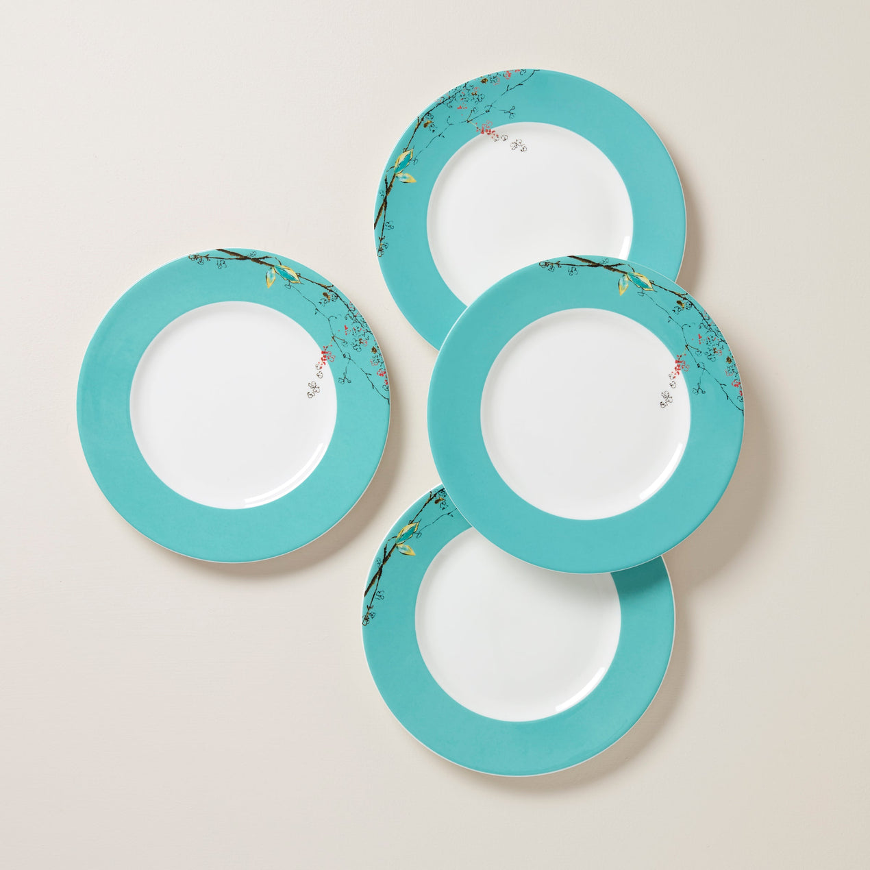 Chirp Dinner Plates, Set of 4