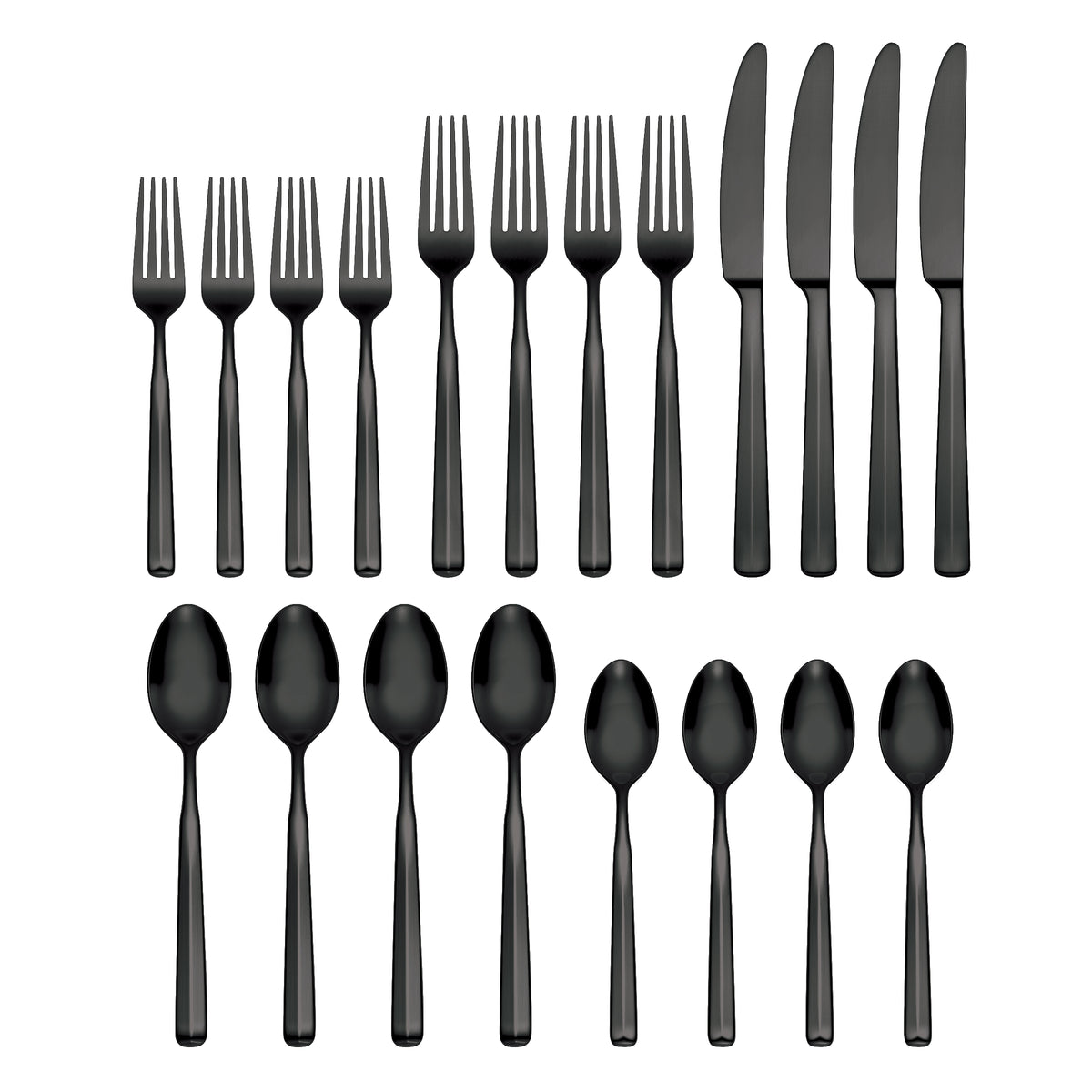 Oneida Yde Satin 20-Piece Flatwae Set & Eviews | Wayfai