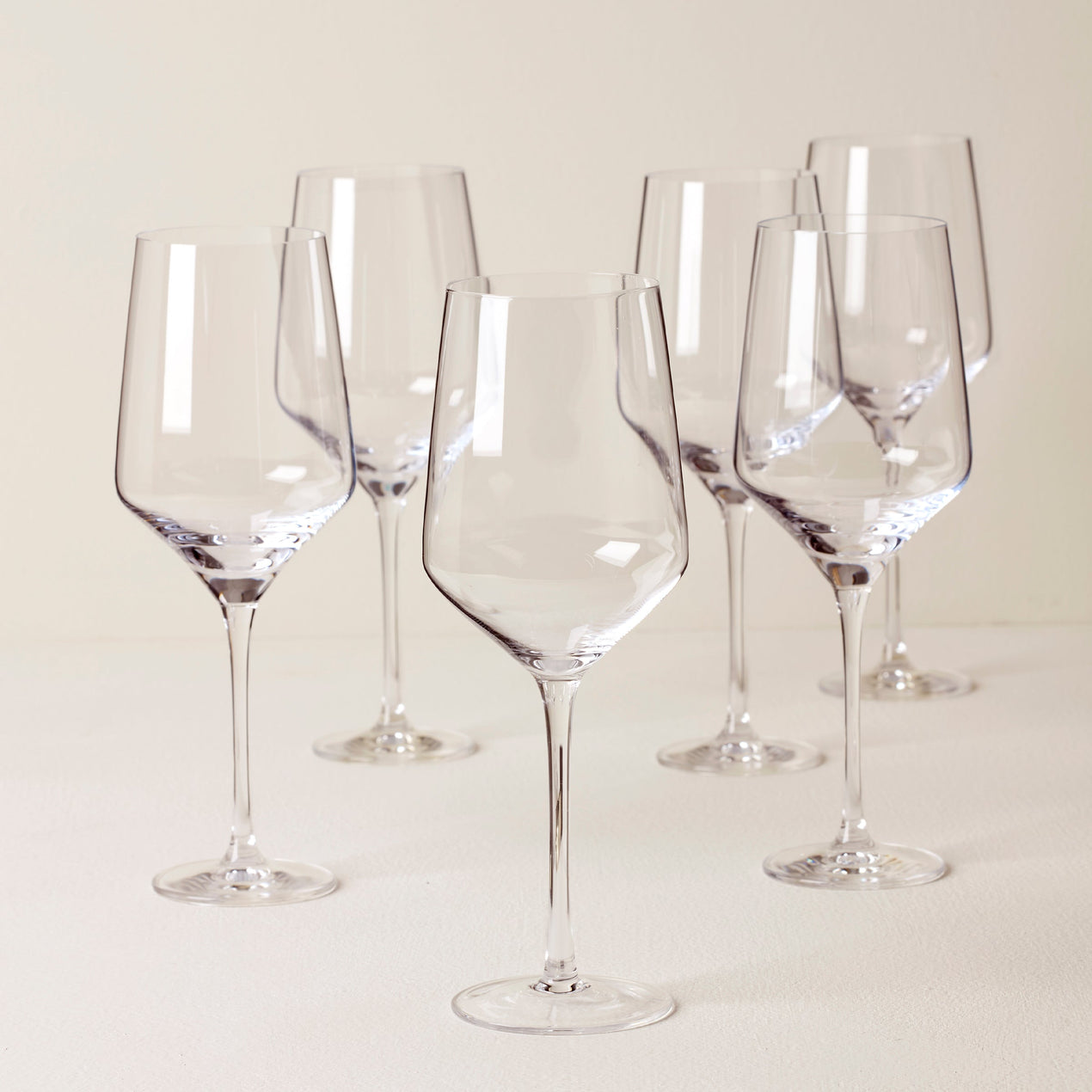 Tuscany Classics Angled Wine Glasses, Set of 6
