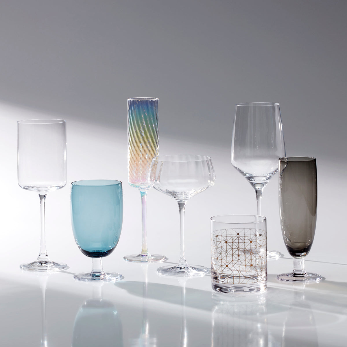 Tuscany Classics Gold Dust Double Old Fashion Glasses - Set