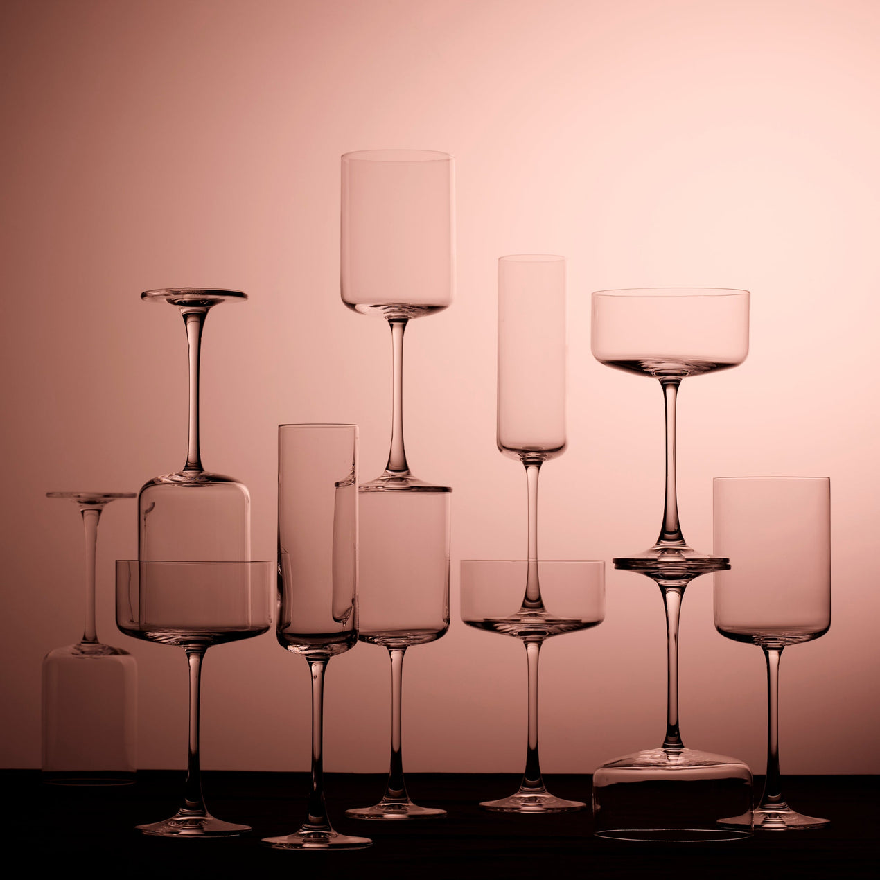 Tuscany Classics Straight Set of 6 Wine Glasses - Red