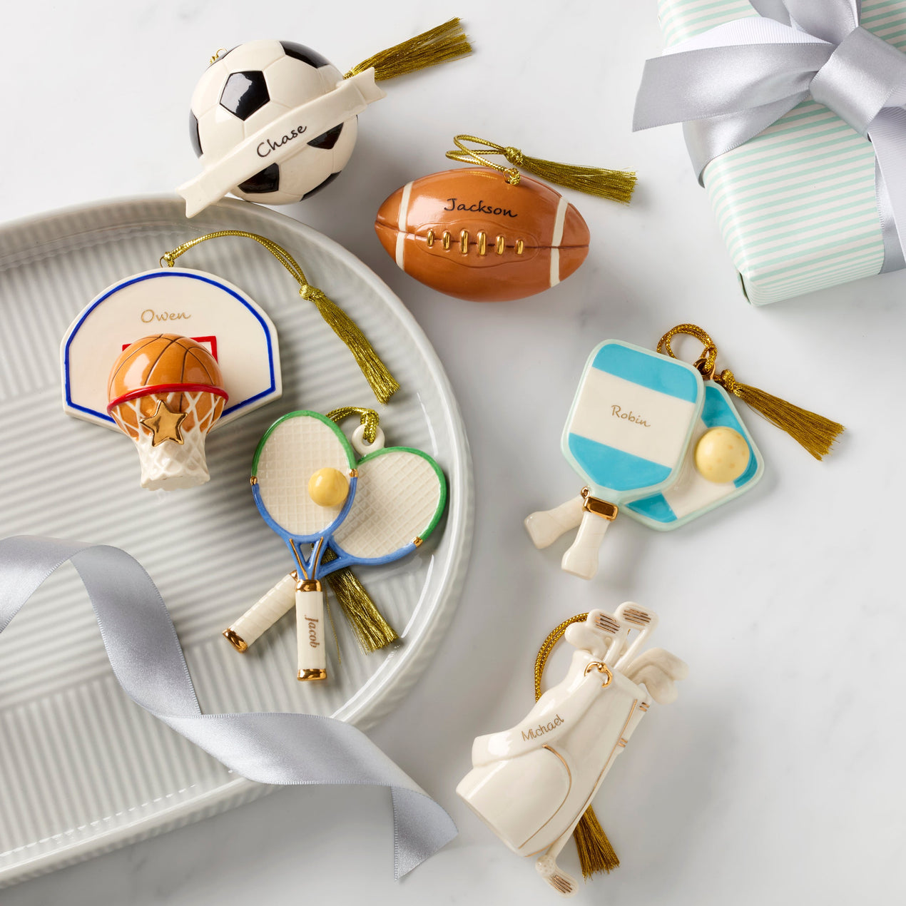 Personalized Pickleball Ornament