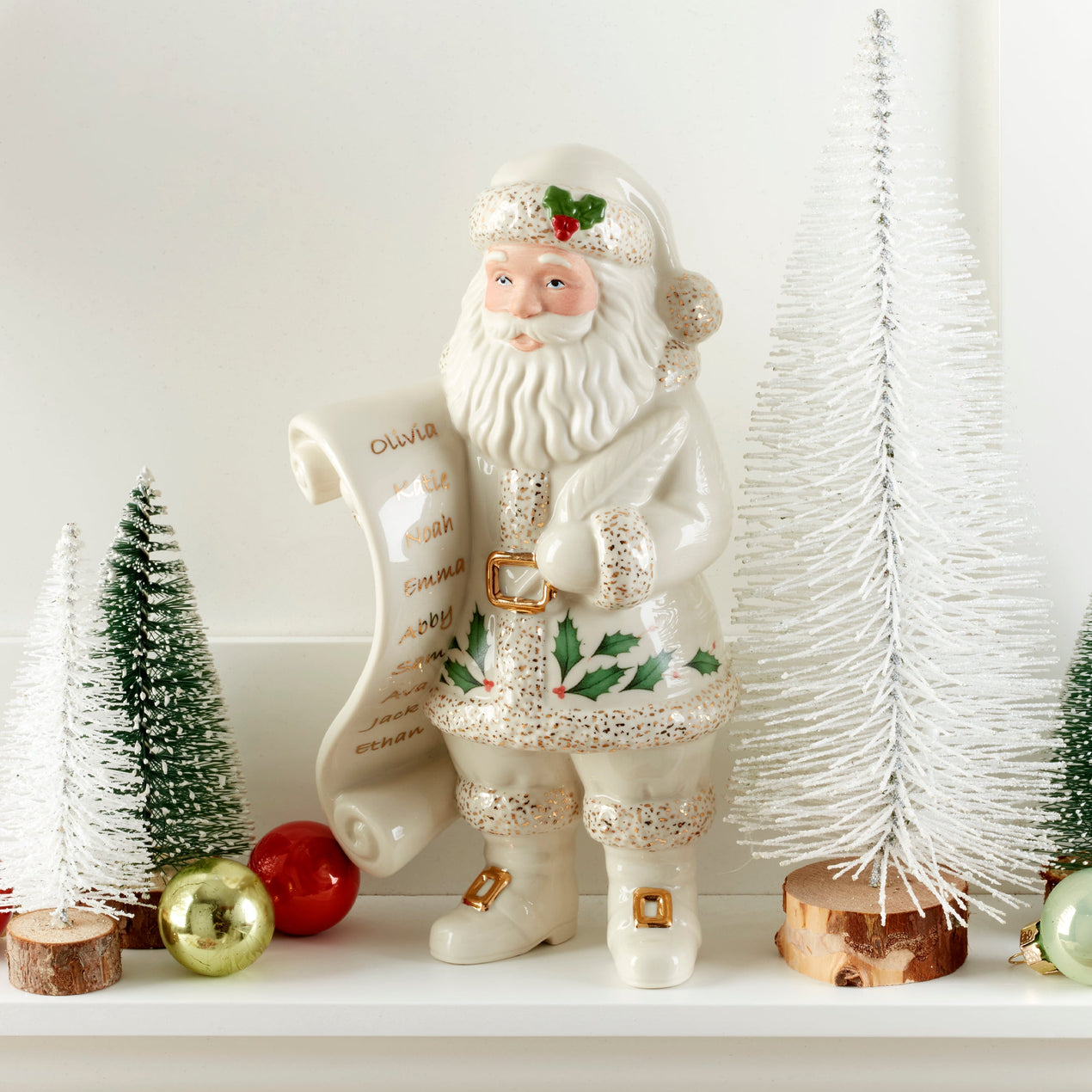 2025 Santa with List Figurine