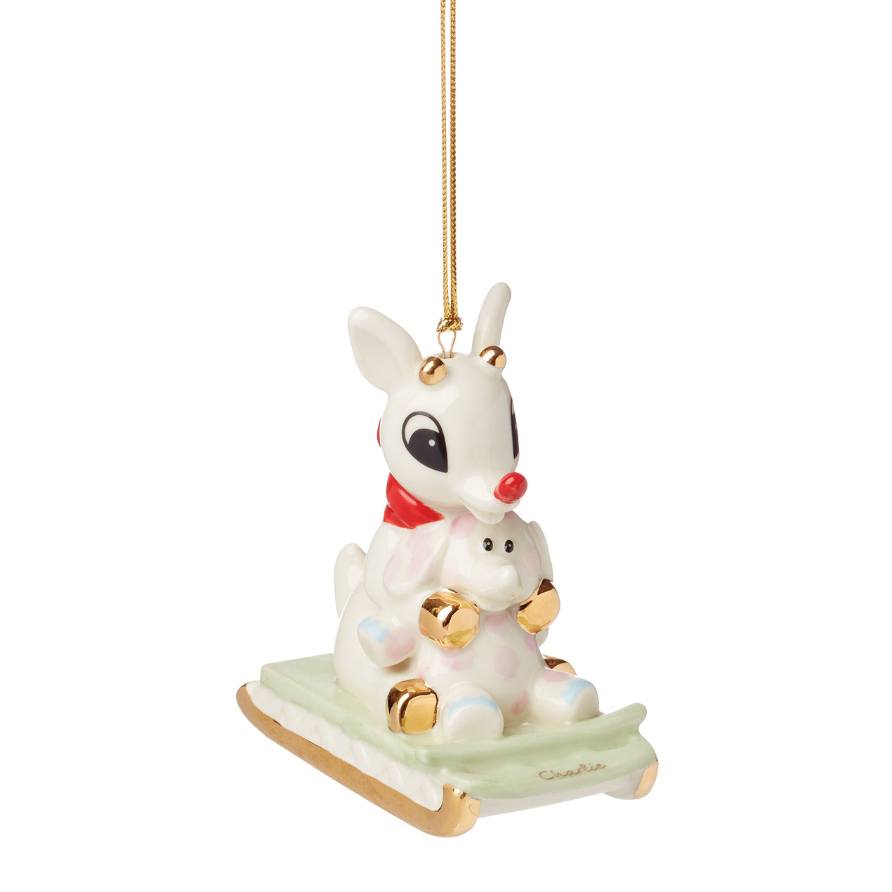 Personalized Rudolph with Misfit Elephant Ornament