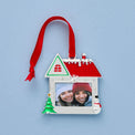 House Frame Silverplate Ornament