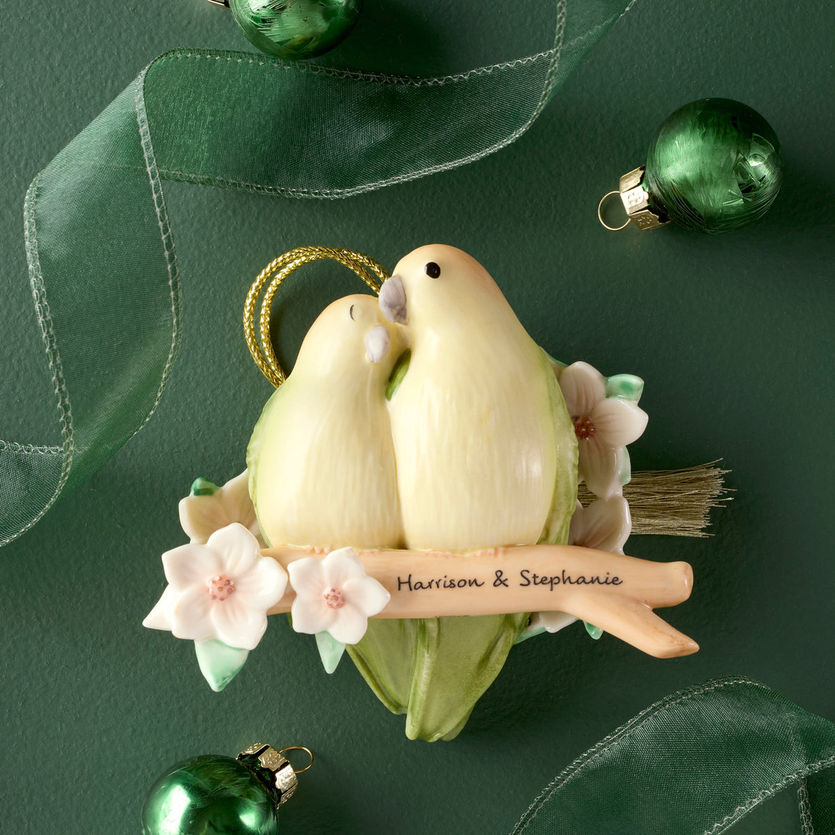Personalized Love Birds Ornament – Lenox Corporation