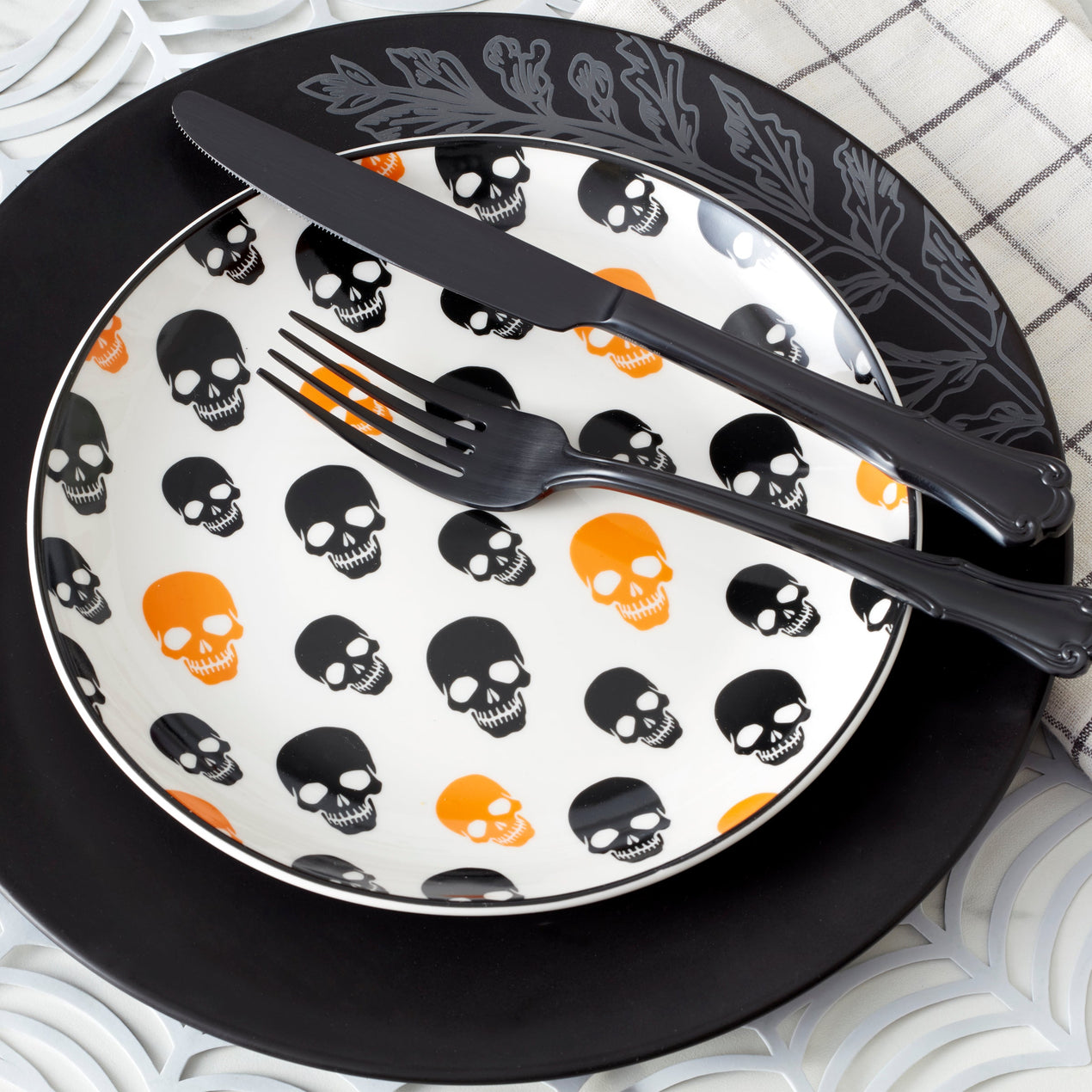 Vintro Halloween Accent Plates, Set of 4