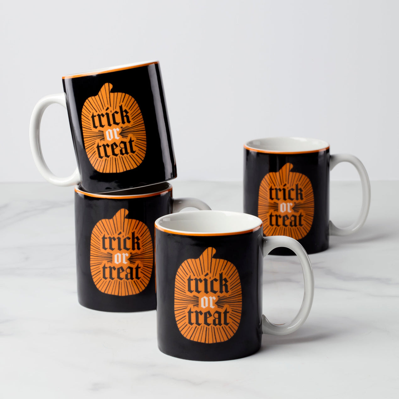Vintro Halloween Mugs, Set of 4