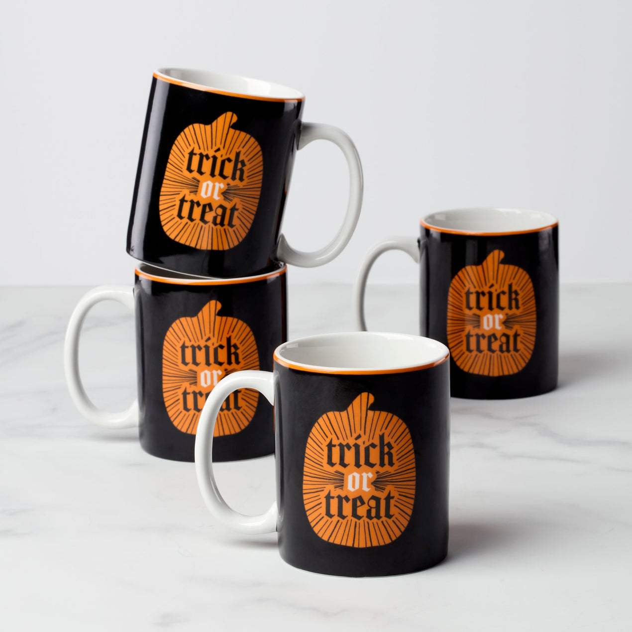 Vintro Halloween Mugs, Set of 4