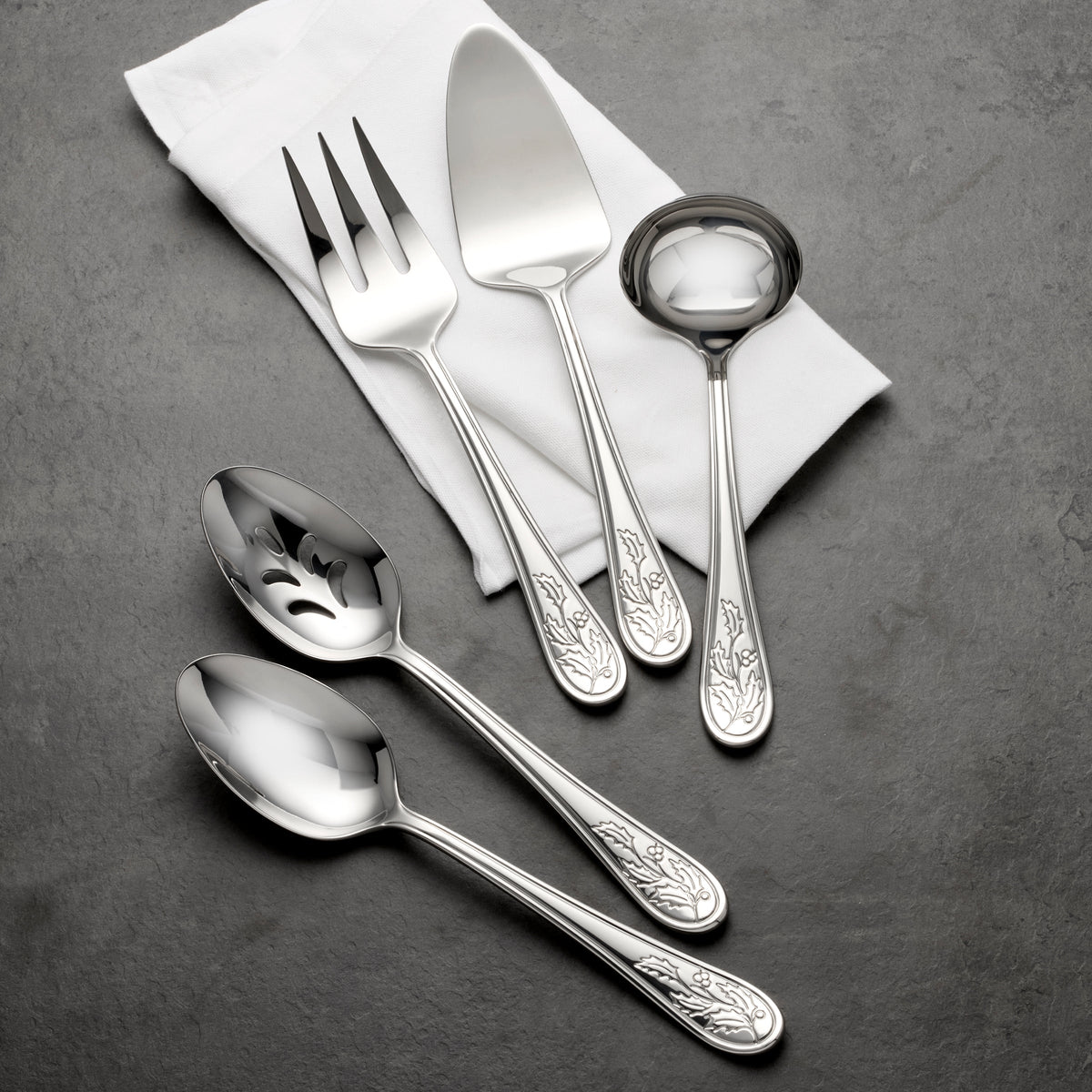 レノックスLENOX：クリスマス柄　未使用５ピースセット Holiday 5 Piece Hostess Set – Lenox Corporation