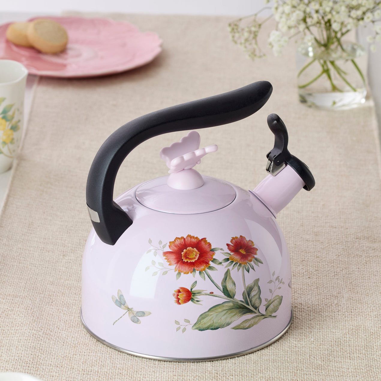 Butterfly Meadow Colors Tea Kettle