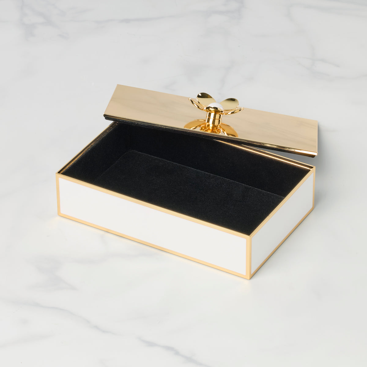 Make It Pop Gold Large Floral Box – Lenox Corporation