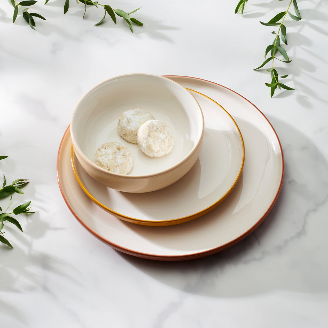 24/7 Colors 12-Piece Dinnerware Set, Sunbaked