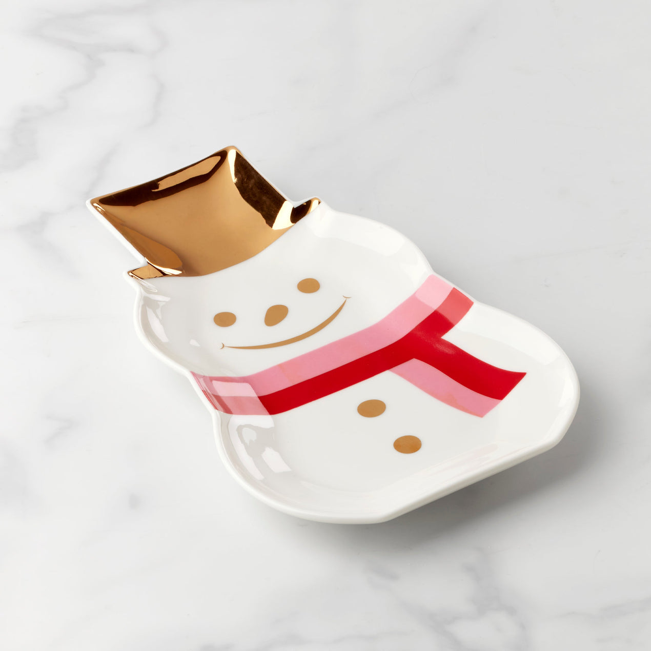 Be Jolly Snowman Candy Dish