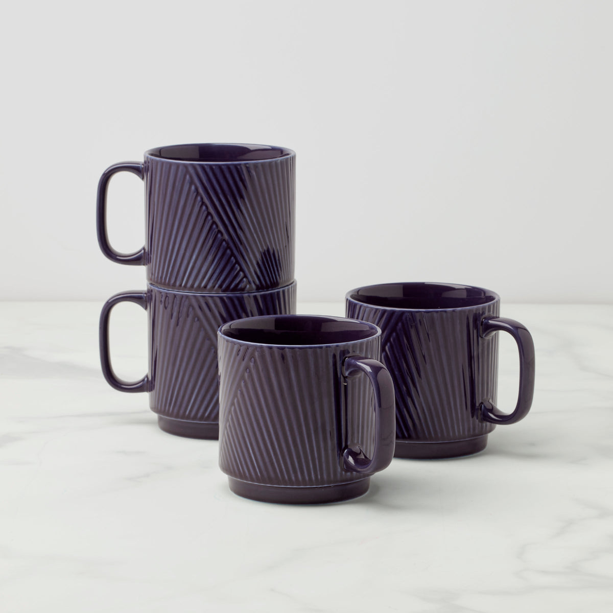Modulus Nightshade Mugs - Set of 4 – Lenox Corporation