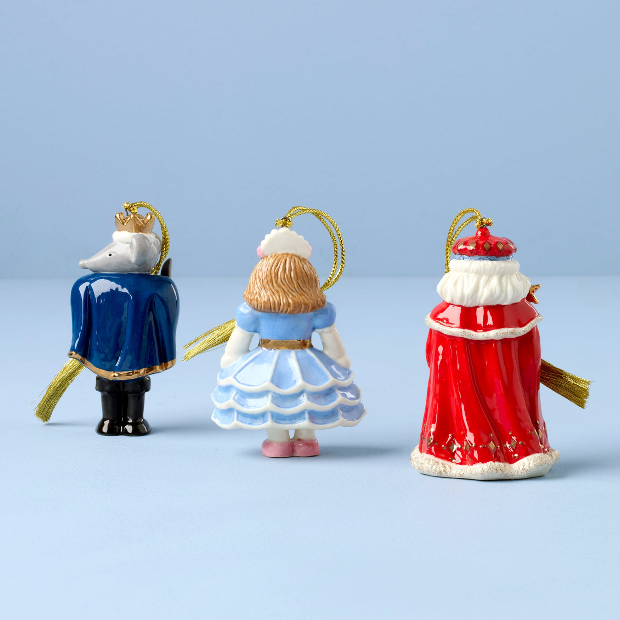 Nutcracker Ballet 3-Piece Ornament Set