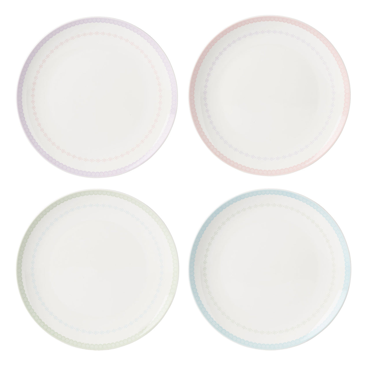 Bunny Hop Dinner Plates, Set of 4